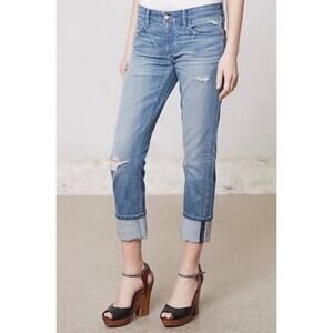 Pilcro And The Letterpress Anthropologie Light Wash Jeans Hyphen Fit Size 27 EUC